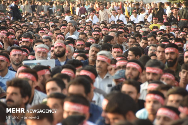 مراسم سالگرد شهادت شهید محسن حججی