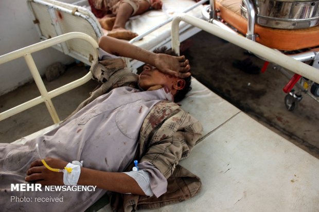 برخورد ۲۱ راکت جنگنده های سعودی به مناطق غیرنظامی در یمن