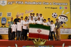 Iranian students shine at 23th FIRA RoboWorld Cup