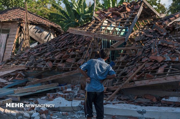 خسارات زلزله در اندونزی