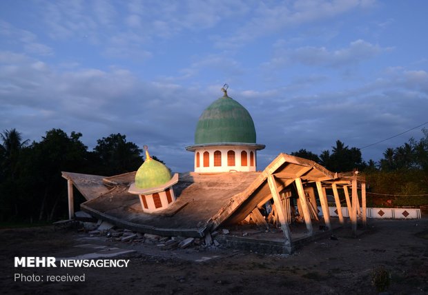 خسارات زلزله در اندونزی