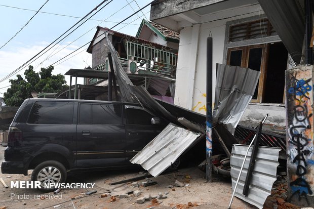 خسارات زلزله در اندونزی