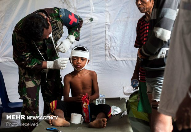 خسارات زلزله در اندونزی