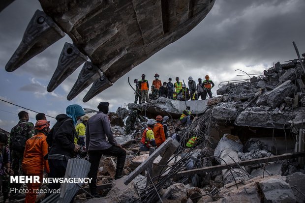 خسارات زلزله در اندونزی