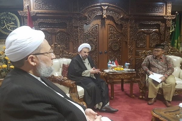 دیدار رئیس دانشگاه مذاهب اسلامی با دبیرکل سازمان محمدیه اندونزی