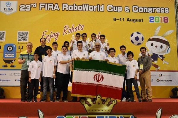 Iranian students shine at 23th FIRA RoboWorld Cup 