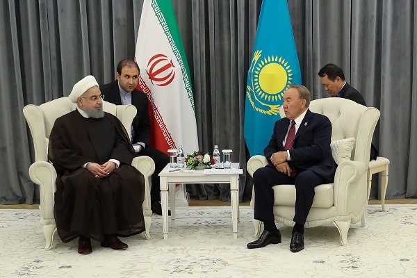 Iran-Kazakhstan transit potentials complementary: Pres. Rouhani