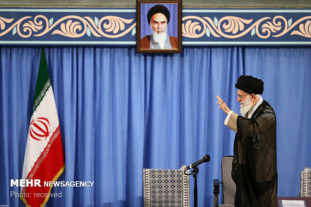 Ayat. Khamenei meets with different groups of people