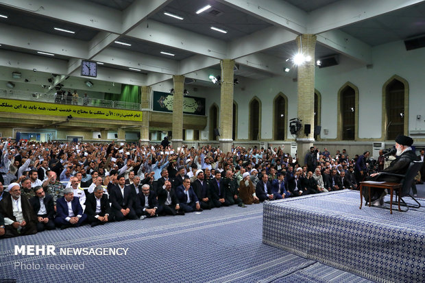 Ayat. Khamenei meets with different groups of people