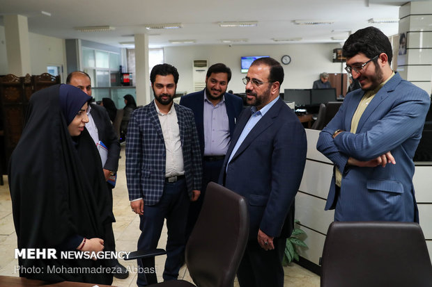 بازدید حسینعلی امیری معاون پارلمانی رئیس جمهور از خبرگزاری مهر