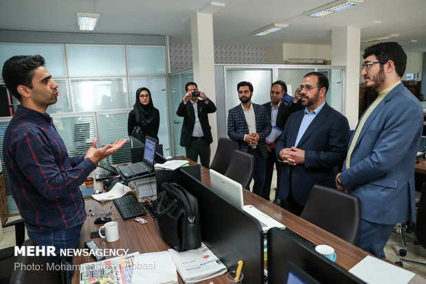 بازدید حسینعلی امیری معاون پارلمانی رئیس جمهور از خبرگزاری مهر