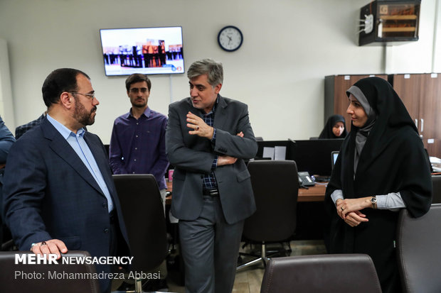 بازدید حسینعلی امیری معاون پارلمانی رئیس جمهور از خبرگزاری مهر