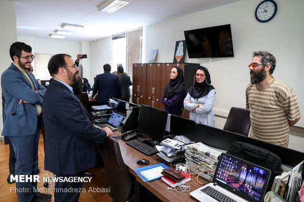 بازدید حسینعلی امیری معاون پارلمانی رئیس جمهور از خبرگزاری مهر