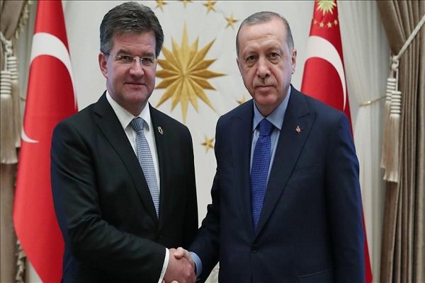 اردوغان با رئیس هفتاد و دومین مجمع‌عمومی سازمان‌ملل دیدار کرد
