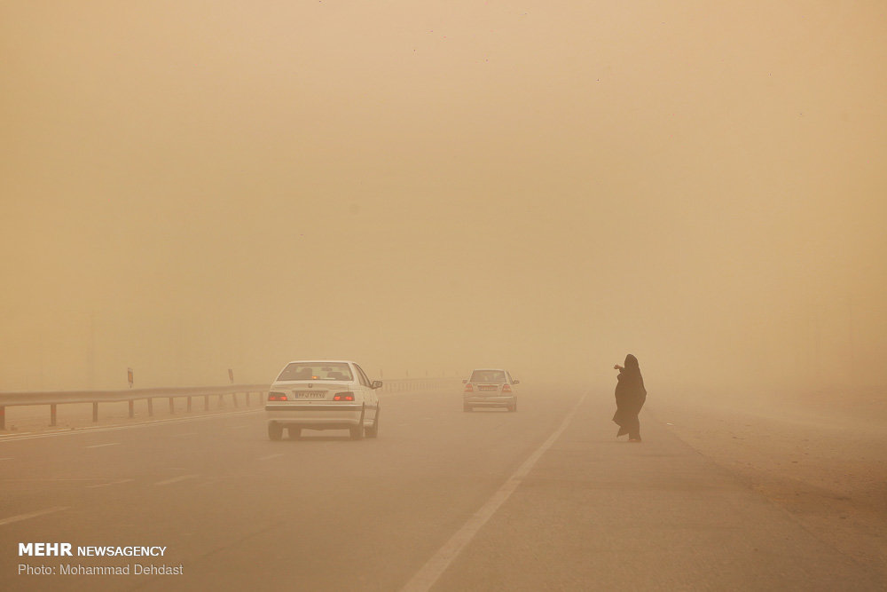 وزش بادهای ۱۲۰ روزه سیستان در شرق استان کرمان