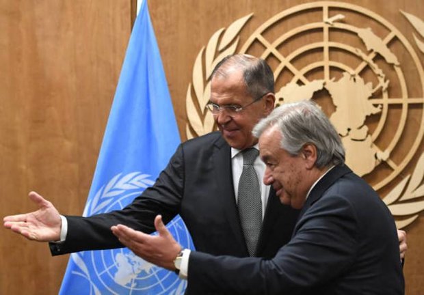 Lavrov, Guterres discuss crisis in Syria