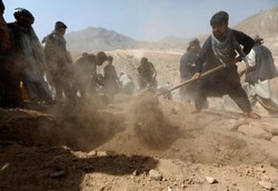تشییع جانباختگان حمله تروریستی در کابل‎