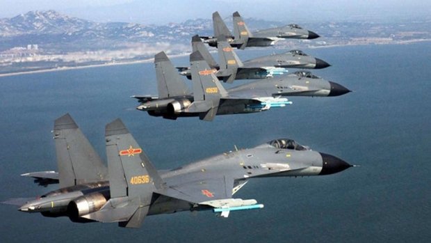 ۲۲ جنگنده ارتش چین وارد منطقه دفاع هوایی تایوان شدند