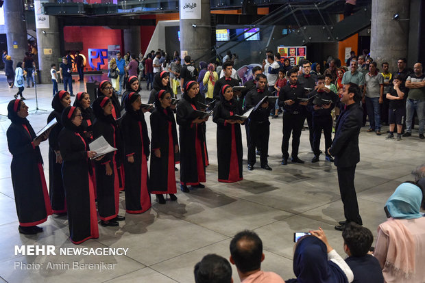 Closing ceremony of first festival of Iranian choirs