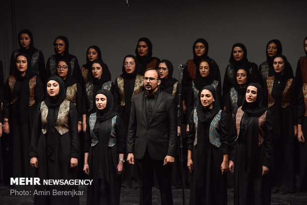 Closing ceremony of first festival of Iranian choirs