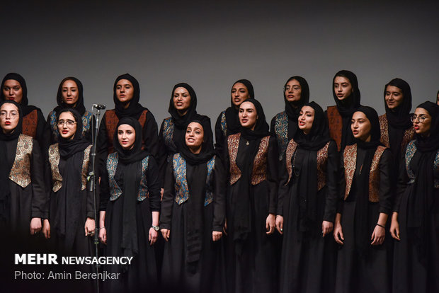 Closing ceremony of first festival of Iranian choirs