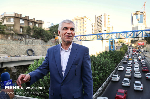 Tehran Mayor visits urban projects