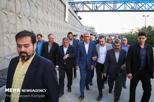 Tehran Mayor visits urban projects