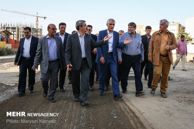 Tehran Mayor visits urban projects