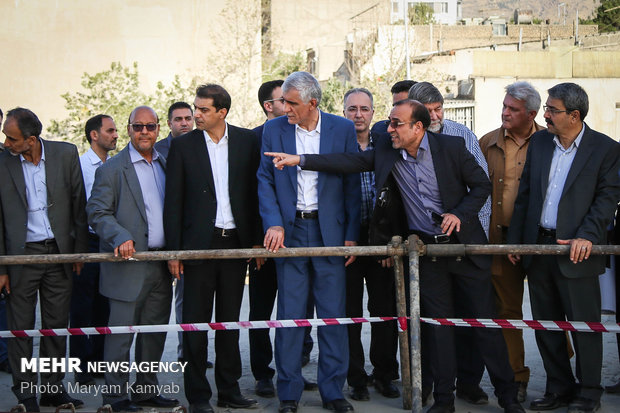 Tehran Mayor visits urban projects