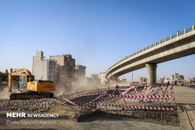 Tehran Mayor visits urban projects