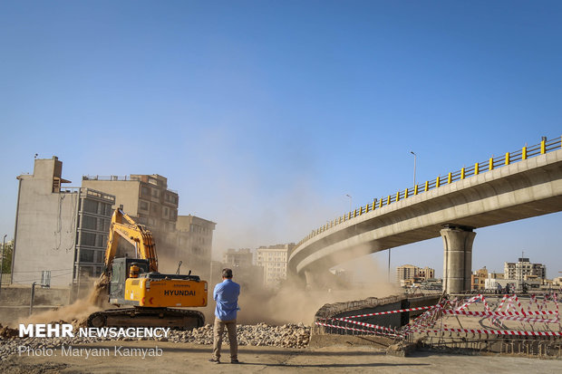 Tehran Mayor visits urban projects