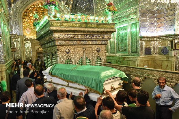 شیراز میں سید ضیاء الدین دری کی تشییع جنازہ