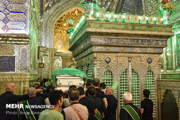 تشییع پیکر سید ضیاءالدین دری در شیراز