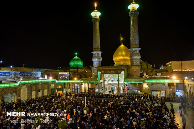 مراسم ایام مسلمیه در حرم حضرت عبدالعظیم الحسنی (ع)