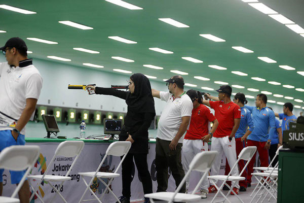 تیم دو نفره تپانچه بادی ۱۰ متر ایران به فینال نرسید