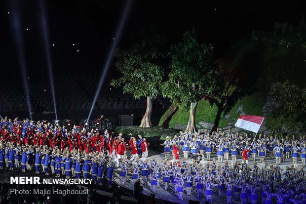 افتتاحیه بازی های آسیایی 2018 اندونزی