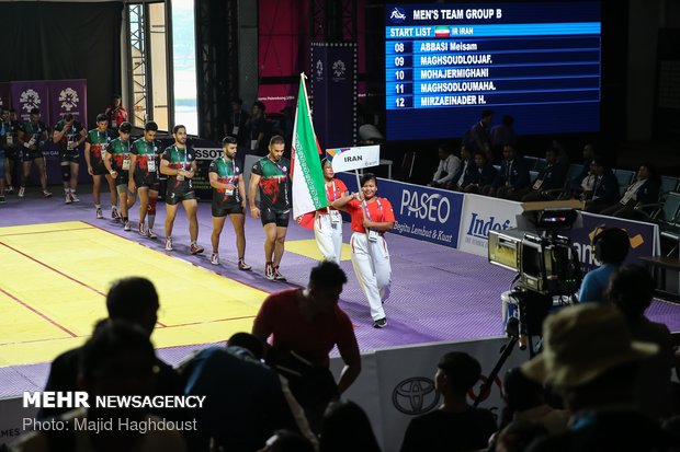 Iran vs Japan in men’s Kabaddi of 2018 Asian Games