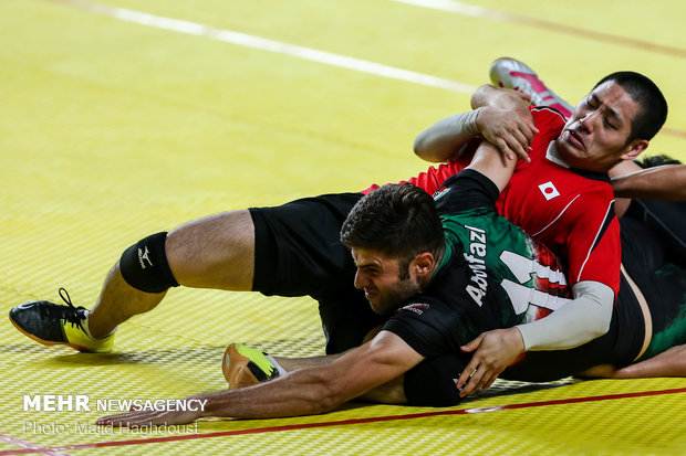 Iran vs Japan in men’s Kabaddi of 2018 Asian Games