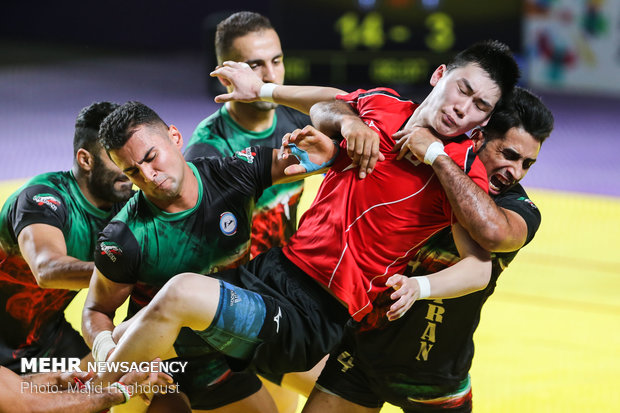 Iran vs Japan in men’s Kabaddi of 2018 Asian Games