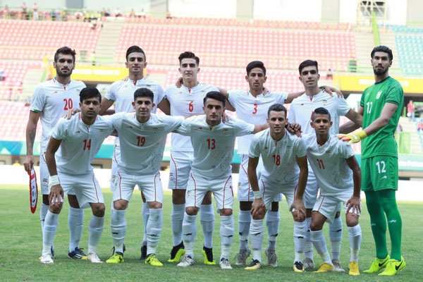 تیم فوتبال امید ایران در دیدار برابر کره سفیدپوش شد