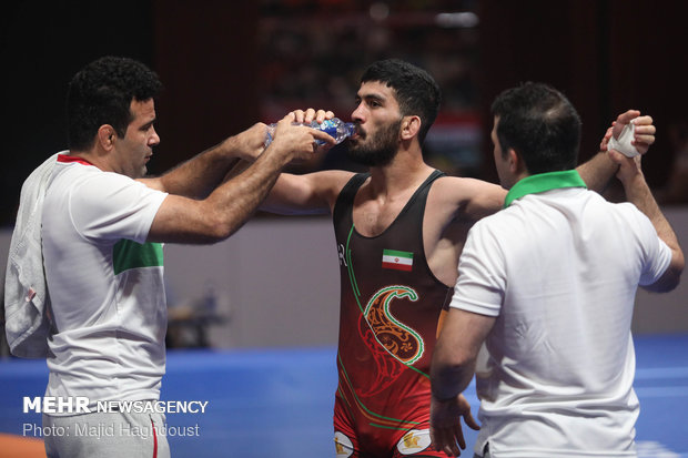 Lightweight wrestling: Asian games