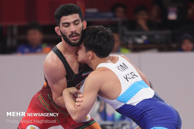 Lightweight wrestling: Asian games