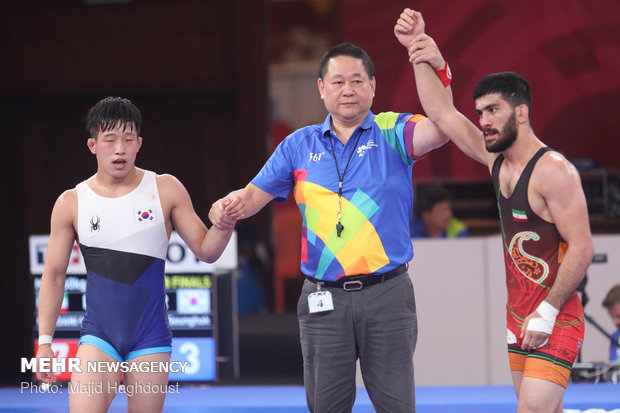 Lightweight wrestling: Asian games