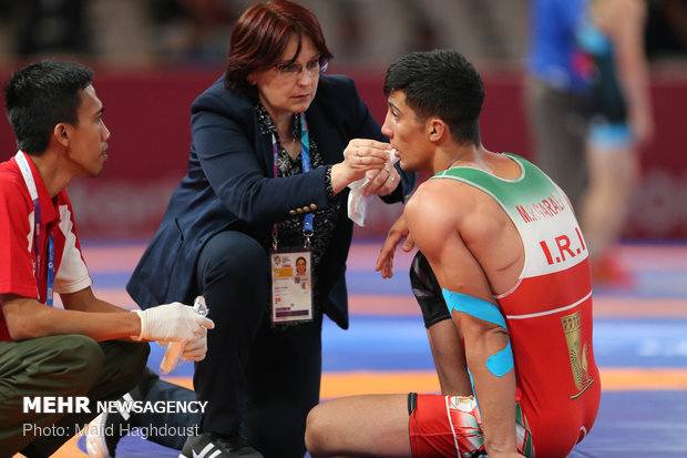 Lightweight wrestling: Asian games