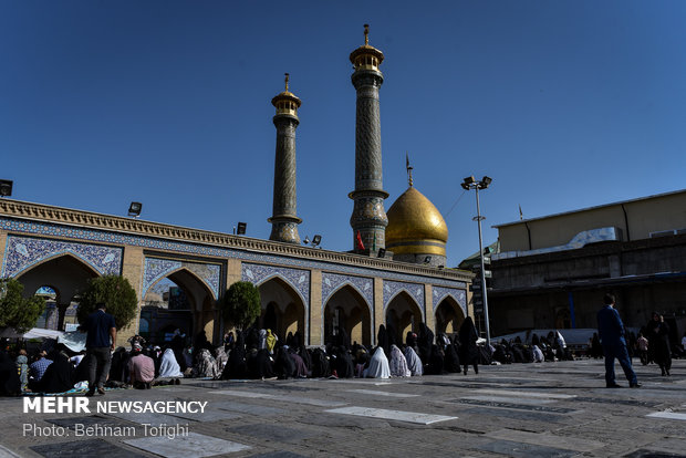 مراسم دعای عرفه در حرم حضرت عبدالعظیم الحسنی (ع)