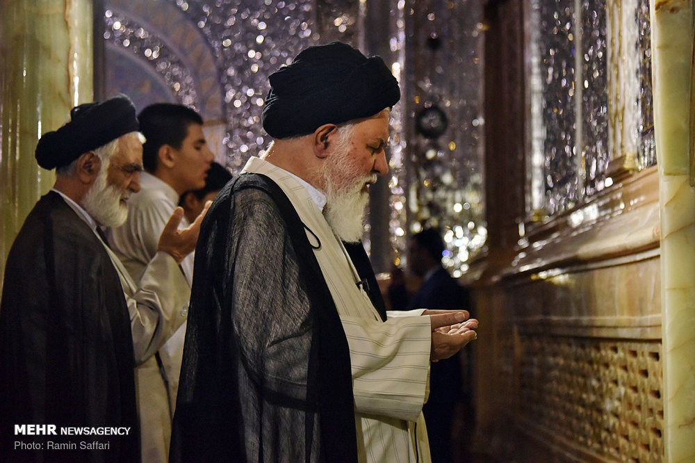 Eid al-Adha prayers at Imam Reza shrine