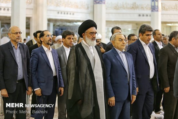 آیین خطبه خوانی حرم مطهر حضرت معصومه (س)