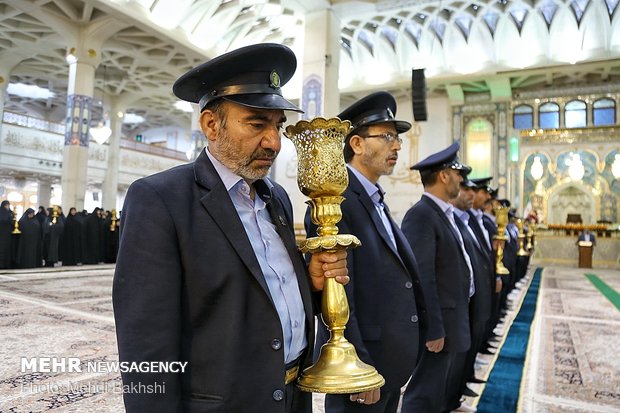 آیین خطبه خوانی حرم مطهر حضرت معصومه (س)