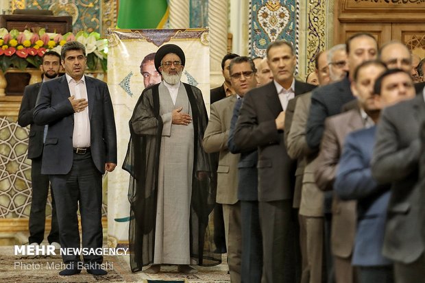 آیین خطبه خوانی حرم مطهر حضرت معصومه (س)