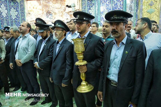 آیین خطبه خوانی حرم مطهر حضرت معصومه (س)